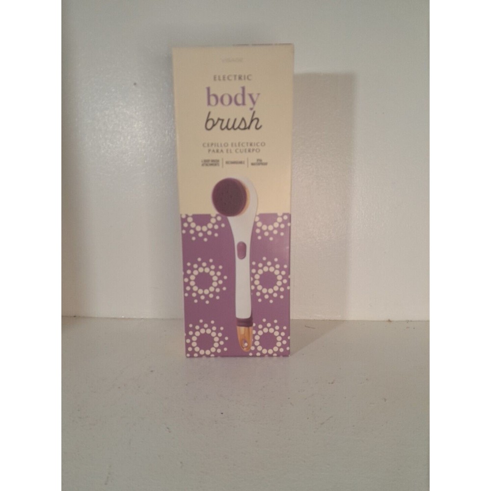 Brand new sealed in box Visage electric body brush w/4 attachments